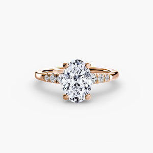 Solitaire with Shoulder Accents - The Independent CollectiveSolitaire with Shoulder Accents 