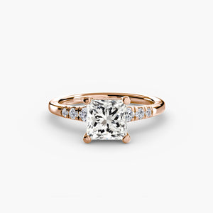 Solitaire with Shoulder Accents - The Independent CollectiveSolitaire with Shoulder Accents 