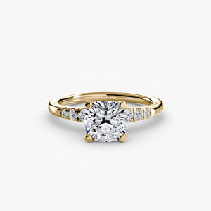 Solitaire with Shoulder Accents - The Independent CollectiveSolitaire with Shoulder Accents 