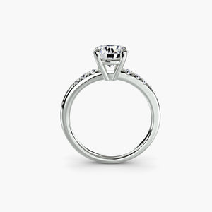 Solitaire with Shoulder Accents - The Independent CollectiveSolitaire with Shoulder Accents 