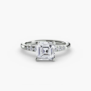 Solitaire with Shoulder Accents - The Independent CollectiveSolitaire with Shoulder Accents 