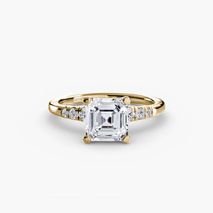 Solitaire with Shoulder Accents - The Independent CollectiveSolitaire with Shoulder Accents 