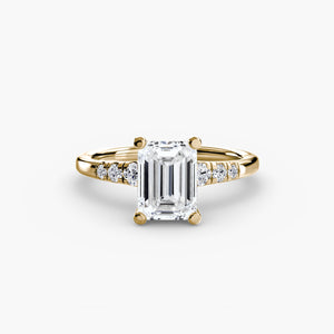 Solitaire with Shoulder Accents - The Independent CollectiveSolitaire with Shoulder Accents 