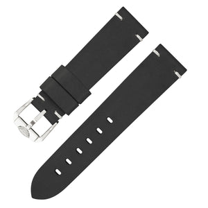 SQUALE STRAP - Black Leather Strap 20mm - The Independent Collective CIN20CUOBK - 1