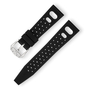 SQUALE STRAP - Black Tropic Rubber Strap 20mm - The Independent Collective CINTRB20 - 2