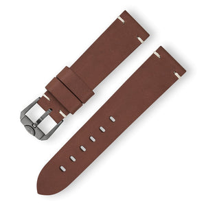 SQUALE STRAP - Dark Brown Leather Strap 20mm - The Independent Collective CINCUOBW - 3
