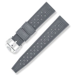 SQUALE STRAP - Grey Homage Tropic Rubber Strap 20mm - The Independent Collective CINHTRG20 - 2