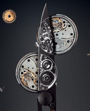 37G Carbon Fibre Tattoo of Time - The Independent Collective 1GC010