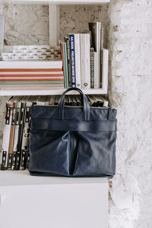 HELMET BAG LEATHER - The Independent Collective GHBL - 3