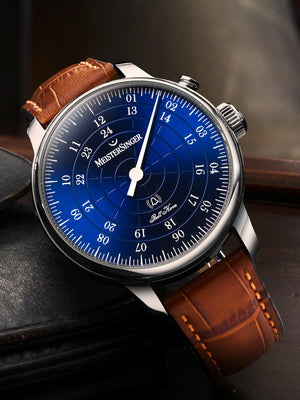 MeisterSinger : Bell Hora Sunburst Blue - The Independent Collective BHO908 SVG