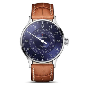 MeisterSinger : Pangaea Day Date Sunburst Blue - The Independent Collective PDD908