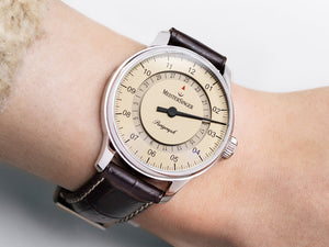 MeisterSinger: Perigraph 38mm Ivory - The Independent Collective BM1103MIL
