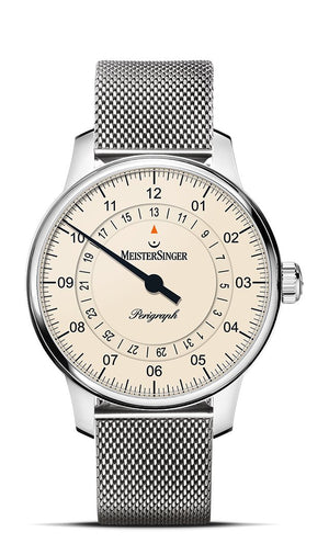MeisterSinger: Perigraph 38mm Ivory - The Independent Collective BM1103MIL