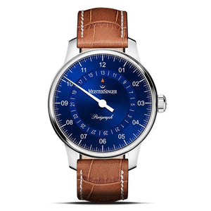 MeisterSinger: Perigraph 38mm Sunburst Blue - The Independent Collective BM1108
