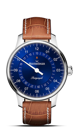 MeisterSinger: Perigraph 38mm Sunburst Blue - The Independent Collective BM1108