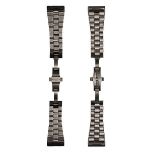 PVD GUN METAL STAINLESS STEEL BRACELET - The Independent Collective