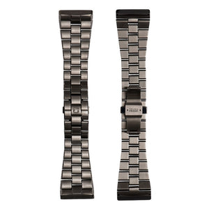 PVD GUN METAL STAINLESS STEEL BRACELET "T" Series - The Independent Collective SF - METAL STRAP - 005