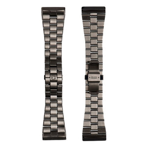 PVD GUN METAL STAINLESS STEEL BRACELET "T" Series - The Independent Collective