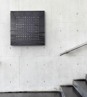 Qlocktwo Earth 90 Creators Edition Metamorphite - The Independent Collective LG4ENMM