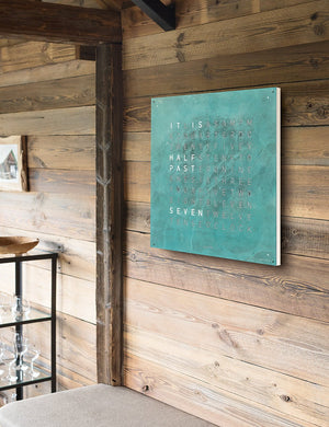 Qlocktwo Earth 90 Creators Edition Vintage Copper - The Independent Collective LG4ENVICO