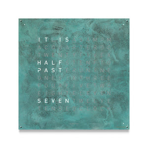 Qlocktwo Earth 90 Creators Edition Vintage Copper - The Independent Collective LG4ENVICO