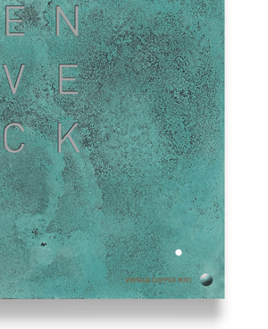 Qlocktwo Earth 90 Creators Edition Vintage Copper - The Independent Collective LG4ENVICO