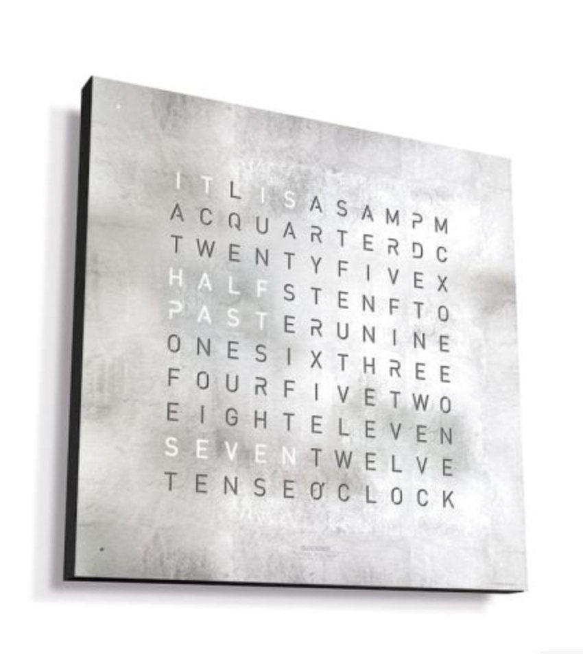 Qlocktwo Creators Edition Platinum - The Independent Collective