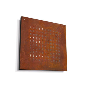 Qlocktwo Earth 45 Creators Edition Rust - The Independent Collective QT4ENRT - 2
