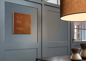 Qlocktwo Earth 45 Creators Edition Rust - The Independent Collective QT4ENRT - 2