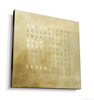 Qlocktwo Creators Edition Silver & Gold - The Independent Collective
