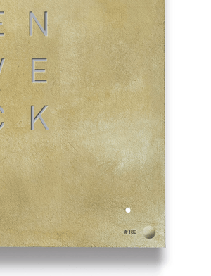 Qlocktwo Earth 45 Creators Edition Silver & Gold - The Independent Collective QT4FCENSG
