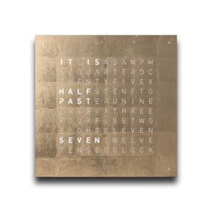 Qlocktwo Earth 45 Moon Gold Limited Edition - The Independent Collective QT4ENMG