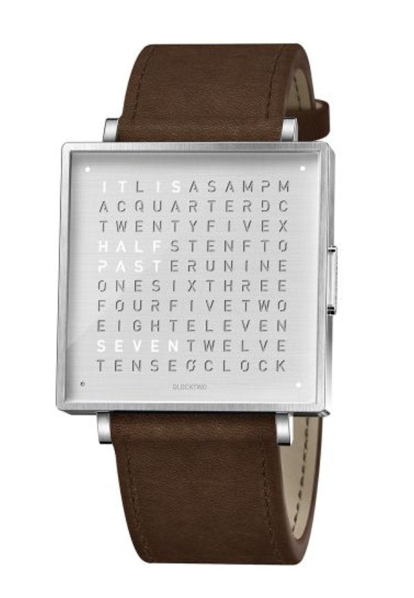 Qlocktwo Watch : Fine Steel - The Independent Collective