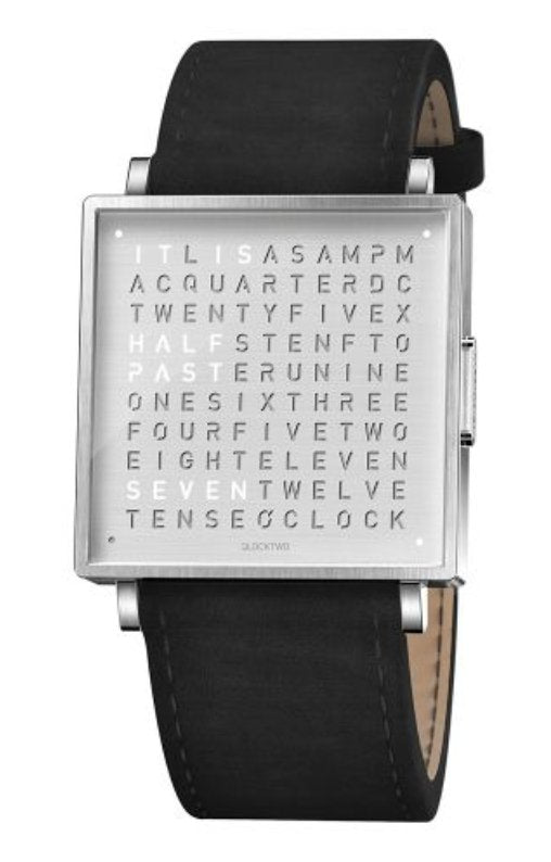 Qlocktwo Watch : Fine Steel - The Independent Collective