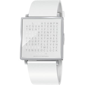Qlocktwo Watch Snowflake White - The Independent CollectiveQlocktwo Watch Snowflake White