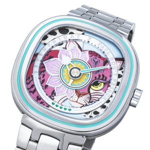 SEVENFRIDAY C1/01 Papa Don’t Preach Silver Leopard - The Independent Collective C1/01