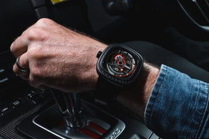 SEVENFRIDAY PS3/02 Ruby Carbon - The Independent Collective ps3/02
