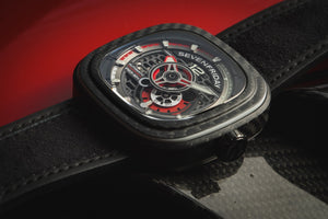 SEVENFRIDAY PS3/02 Ruby Carbon - The Independent Collective ps3/02