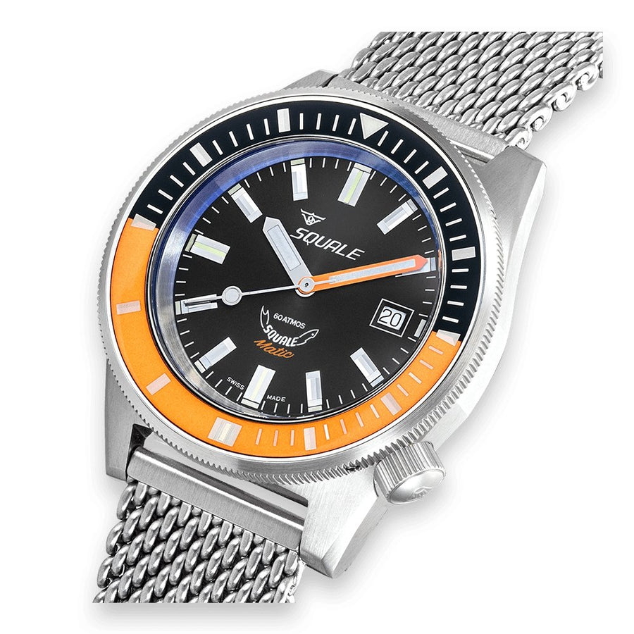 Squale Matic Satin Orange - The Independent Collective