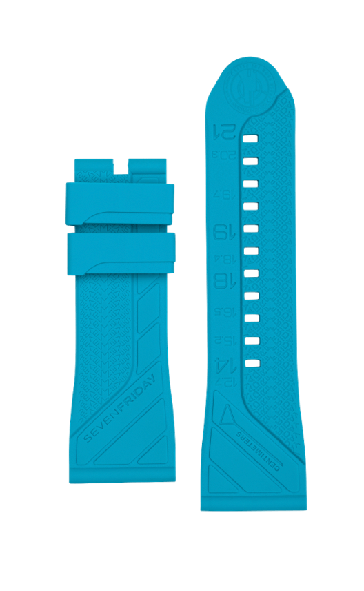 Turquoise Rubber Strap - The Independent Collective Watches