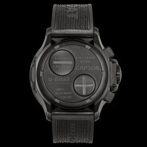 Uboat Capsoil Chronograph DLC Black - The Independent Collective 8109/D