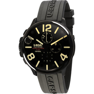 Uboat Capsoil Chronograph DLC Black - The Independent Collective 8109/D