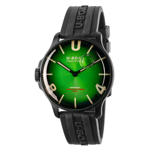 Uboat Darkmoon 44mm Black PVD Green - The Independent Collective 8698/C