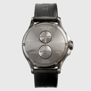 Uboat Darkmoon 44mm Steel Blue Sunray - The Independent Collective 8704/d