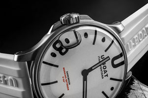 Uboat Darkmoon 44mm Steel White - The Independent Collective 9542/a