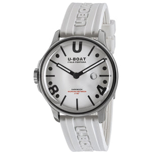 Uboat Darkmoon 44mm Steel White - The Independent Collective 9542/a