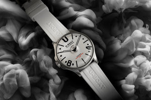 Uboat Darkmoon 44mm Steel White - The Independent Collective 9542/a