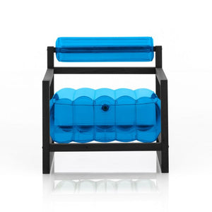 Yoko Armchair Blue Crystal - The Independent Collective
