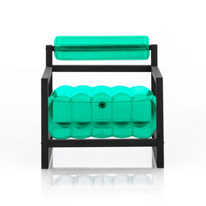 Yoko Armchair Green Crystal - The Independent Collective