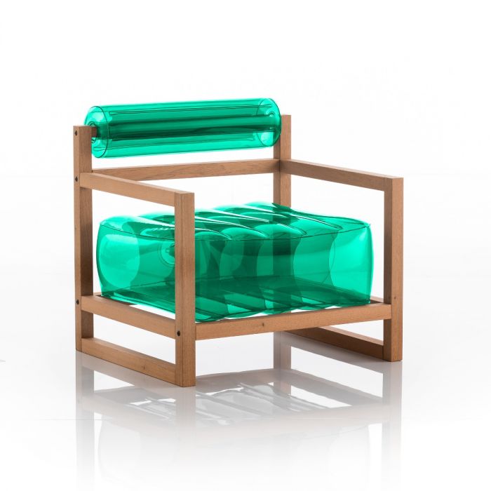 Yoko Armchair Green Crystal - The Independent Collective